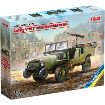 ICM Laffly V15T with Hotchkiss machine gun 1:35
