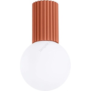 Sollux SL. 1728 - Плафон за баня HALO 1xG9/8W/230V IP44 оранжев (SLX1441)