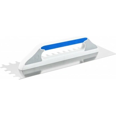 KUBALA Hladítko nerez s polooblými zubami 130x480mm zub 20x15mm