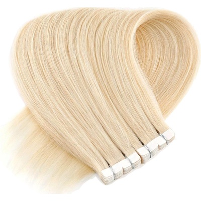 Vlasové PU pásky MINI Tape in na prodlužování vlasů 30cm 22 světlá blond