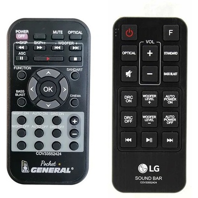 GENERAL Lg cov33552424 - дистанционно управление дубликат (cov33552424)