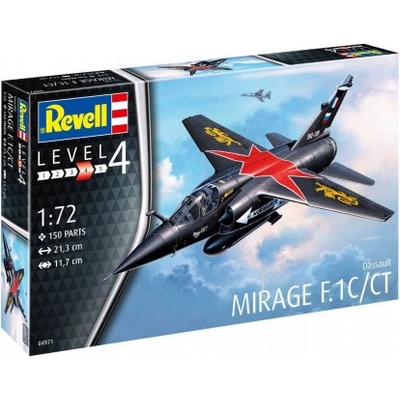 Revell ModelKit letadlo 04971 Mirage F.1C/CT 1:72