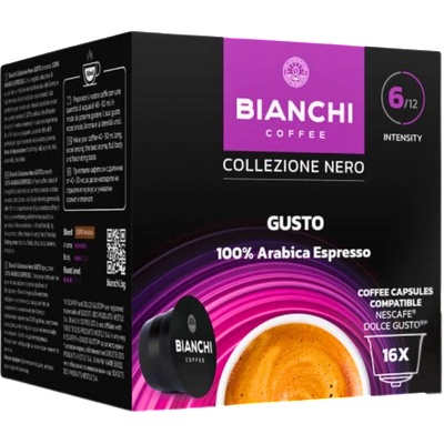 Bianchi Кафе капсули Bianchi Gusto Arabica Espresso Dolce Gusto, 16бр