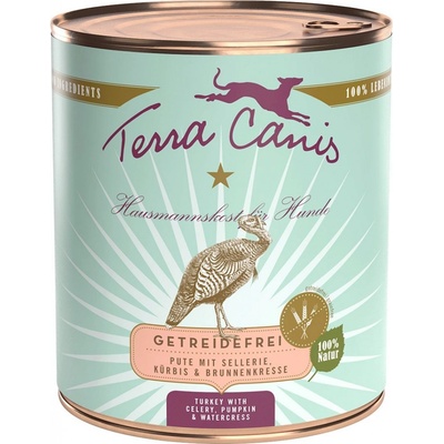 Terra Canis Grain Free Krůta s dýní celerem & řeřichou 6 x 800 g
