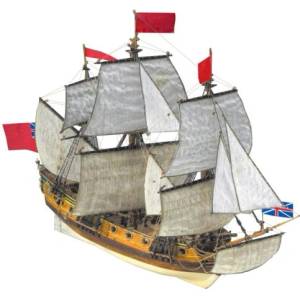 Corel HMS Peregrine 1749 1: 96 комплект