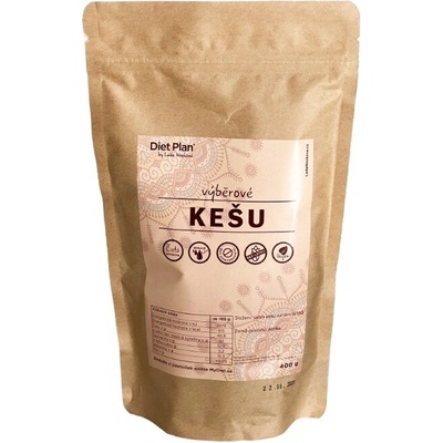 Diet Plan Kešu výběrové jumbo 400 g