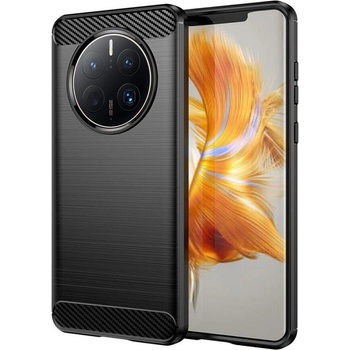 GKK Противоударен Калъф за Huawei Mate 50 Pro, Premium Carbon Case, Черен (5906601618071)