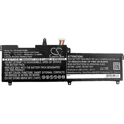 Cameron Sino Батерия за лаптоп ASUS GL702 C41N1541 LiPo 15.2V 4800mAh CAMERON SINO (CS-AUG702NB)