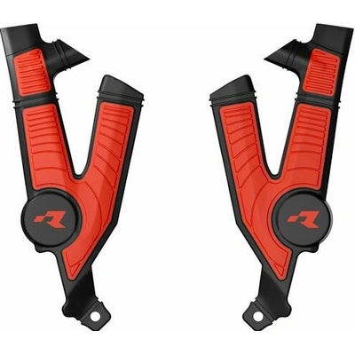 RACETECH (RTECH) kompletní kryty rámu BI-MATERIAL SUPER GRIP TALARIA STING MX4 / MX5 / TL4000 / TL5500 '23-'25 barva černá / červená