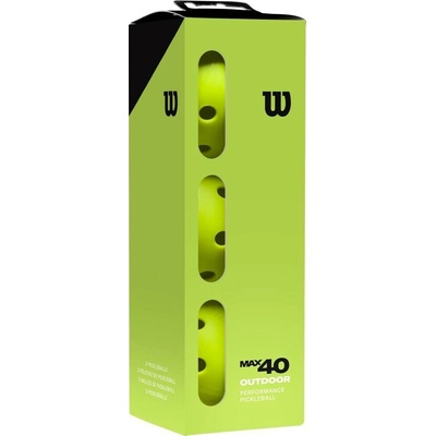 Wilson Max 40 Outdoor Pickle Ball 3 ks – Zboží Dáma