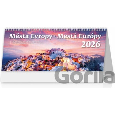 Města Evropy stolní 2026