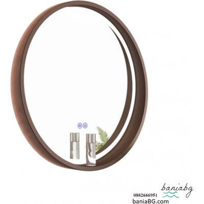 Inter Ceramic Огледало с вградено осветление icl 1857wooden-60