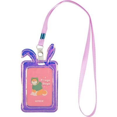 Вертикален бадж Kite Bunny детски с лента Виолет (1912025-13-K22-449-02)