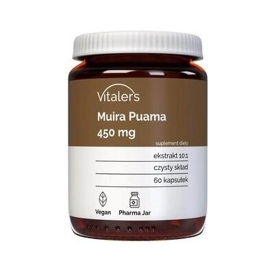 Vitaler's Муира Пуама, 450 mg, 60 капсули, Vitaler's (406866 (VIT-0686) VIT)