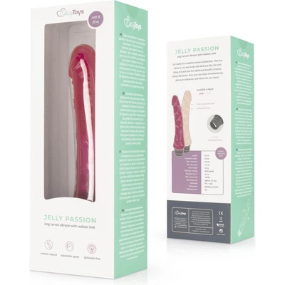 Easytoys Jelly Passion realistic vibrator pink