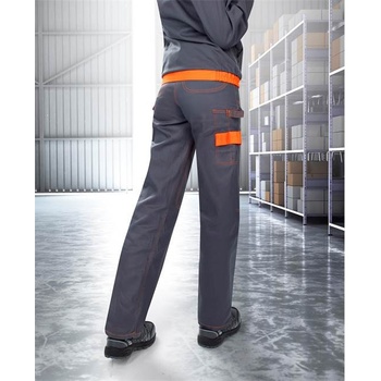 Ardon H9101 cool trend dámske Pracovné nohavice do pása šedo oranžové