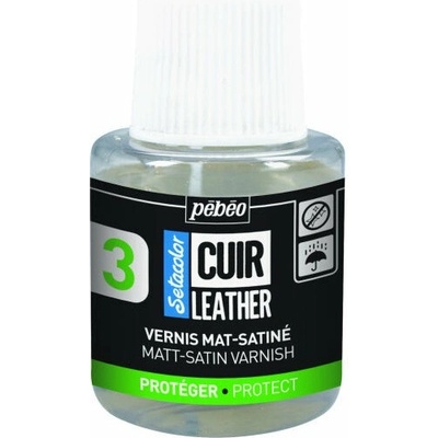Pebeo Setacolor matný saténový lak na kůži 110 ml
