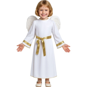 Fiestas Guirca Детска носия - Рокля на ангел Размер - деца: L: 129-137 см