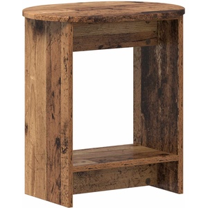 vidaXL Странична маса Старо дърво 50 x 39, 5 x 55 см (899859)