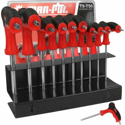 Mar-Pol Sada kľúčov torx T9-T50 10 ks M66426