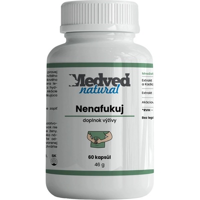 Medveď natural Nenafukuj 60 kapslí