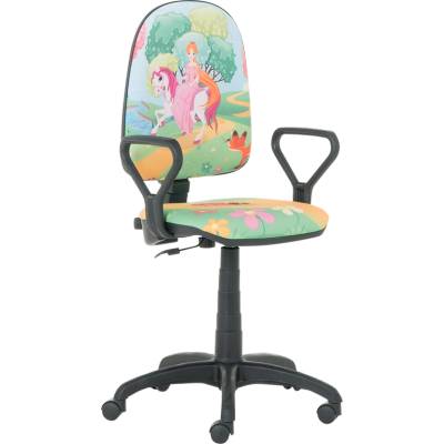 Carmen Детски стол Prestige с подлакътници - принцеси