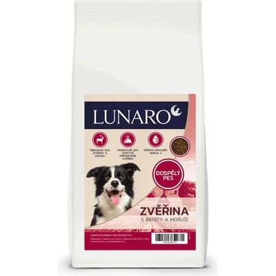 Lunaro Hubert's Gift Adult Zvěřina s batáty 12 kg