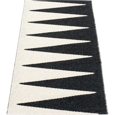 Pappelina Черно-бяла пътека за открито и закрито 70x150 cm Vivi Black - Pappelina (VVX715)