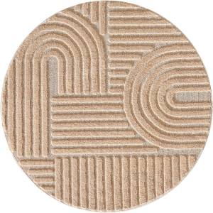 Ayyildiz Светлорозов кръгъл килим ø 160 cm Art 1121 - Ayyildiz Carpets (ART1601601121ROSE)