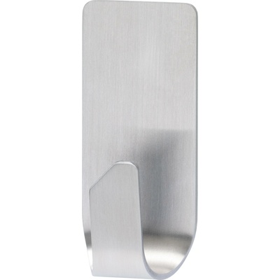 tesa® Powerstrips Voděodolný háček – nerez ocel Barva: nerezová ocel, Rozměr: 1 háček + 2 proužky velké voděodolné