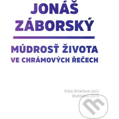 Jonáš Záborský - Erika Brtáňová