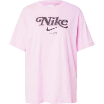 Nike Sportswear Свободна дамска риза розово, размер XS