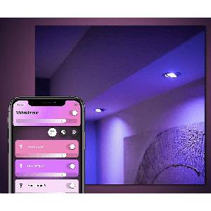 Philips Смарт LED димируема луничка Philips Hue White Ambiance GU10, 350 lm, 4.3W, 2 бр. (BT, Zigbee, HomeKit, Google, Alexa, SmartThings)