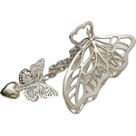 HARAHU Щипка за коса Butterfly - Сребриста KP30303