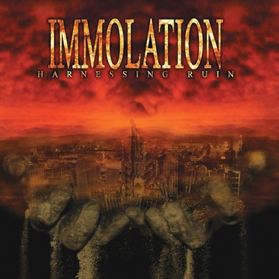 Immolation - Harnessing Ruin (Limited Edition) (Trans Red/ Black Marble Coloured) (LP) (3760053848819)