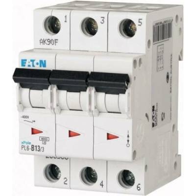 Eaton 3p B 13A 6kA PL6
