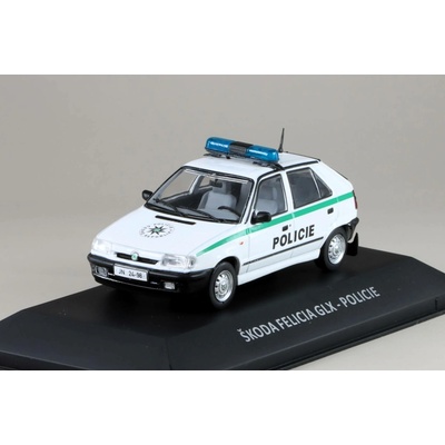 DeAgostini Škoda Felicia GLX Policie 1996 Kaleidoskop slavných vozů časopis s modelem 124 1:43
