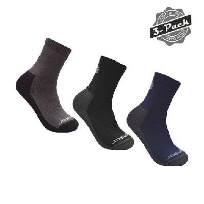 Ponožky SENSOR TREKING EVO 3-PACK čierna/sivá/modrá 9-11