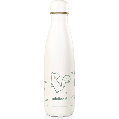 Miniland Термо бутилка с меко покритие Miniland - Natur, Катеричка, 500 ml (89345)