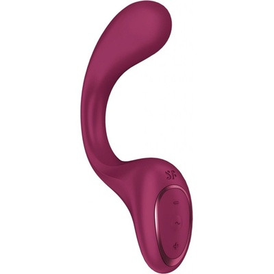 Satisfyer Dvojitý G for Goddess 2 Wine silikonový na bod G a klitoris
