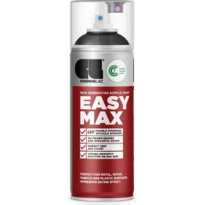 COSMOS LAC СПРЕЙ БОЯ cosmos easy 400мл 803 ral 9005 ЧЕРЕН САТЕН (06432)