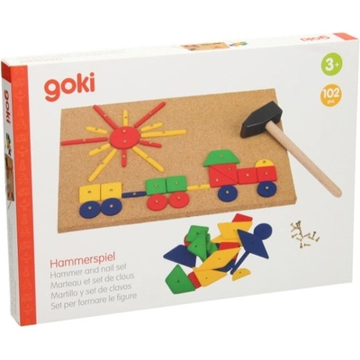 Goki Творчески комплект Goki - Мозайка с чук и пирончета (58990)