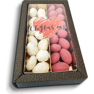 Sablio Mandle v čokoláde Chýbaš mi 2 2 x 80 g