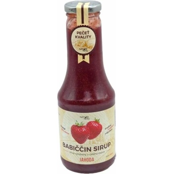 Nature Notea Babiččin sirup JAHODA 0,5 l