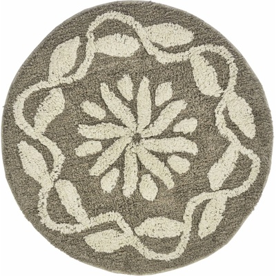 Madam Stoltz Round Greige / Off white priemer 60 cm