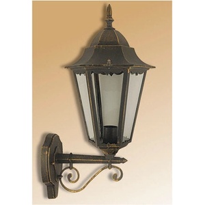 BE LIGHT! ГРАДИНСКИ ФЕНЕР ДОЛЕН НОСАЧ Е27 ЖЪЛТА ПАТИНА belight (3800231890114)