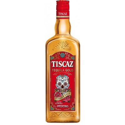 Tiscaz Tequila Gold 35% 0,7 l (čistá fľaša)