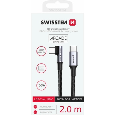 Swissten 71506560 Arcade USB-C / USB-C černý