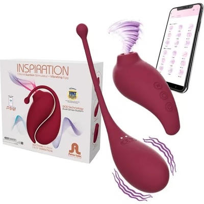 Клитор стимулатор и вибро яйце, смарт - Adrien Lastic Inspiration (D-237039)