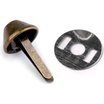 Prima-obchod Dvounožkový hřeb / kovové nožičky na kabelky 12x22 mm nikl 10sada